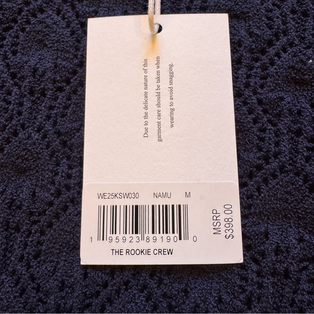 Frame Denim Medium Sweater Rookie Crewneck Style BNWT $398 MSRP - Picture 5 of 8
